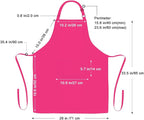 Jubatus 2 Pack 100% Cotton Aprons - Image 7