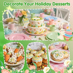 Edible Yellow Green Sprinkles for Cake Decorating,Rabbit Carrot Sprinkle - Image 4