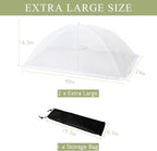 Food Covers Food Tent for Outside Mesh to Keep Bugs away, 2 Extra Large Size - Image 5