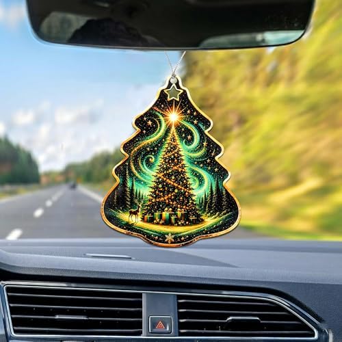 Christmas Decorations - Christmas Ornaments - 250 Anniversary USA Merchandise - Christmas Ornament 2026 - Stocking Stuffers - Gifts for Family Coworker car Hanging Accessories (Christmastree) - Image 2