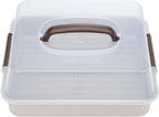 CHEFMADE Roasting Pan with Rack and Lid, 13-Inch Non-Stick Rectangular Deep by CHEFMADE