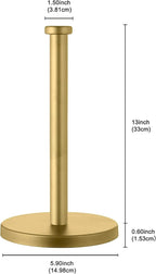 Countertop Gold Paper Towel Holder - Image 2