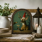 Christmas Deer Arched Table Sign, Rustic Farmhouse Holiday Decor - Image 7