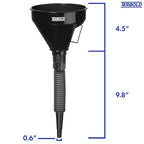 Automotive Flex Funnel with Hose | Wide Mouth Flexible Oil Funnel - Image 3