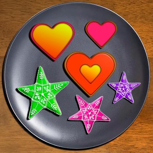 YXClife Christmas Cookie Cutter Set - Gingerbread Man, Snowflake, Christmas Tree, Heart, Star, Angel - 18 Piece Christmas Cookie Cutters, Cookie Cutters Christmas Shapes for Holiday Winter Baking - Image 6