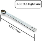 3PCS 1/8 Teaspoon Single Tiny Measuring Spoon, Small Individual Stainless Steel - Image 2