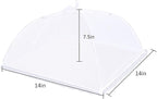 4 Pack Mesh Food Covers 14 inch, Large and Tall Food Covers, Pop-Up Mesh Food - Image 2