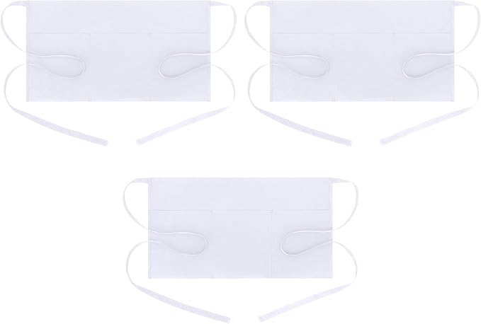 BOHARERS Waist Apron with 3 Pockets 3 Pack by BOHARERS