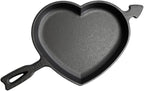 Lodge Seasoned Cast Iron Heart Skillet by Lodge