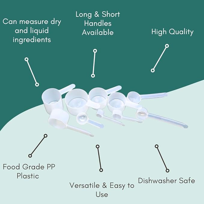 82 mL Long Handle Plastic Measuring Scoop - Image 6