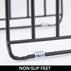 mDesign Pot Lid and Pan Rack — Metal Wire Rack - Image 4