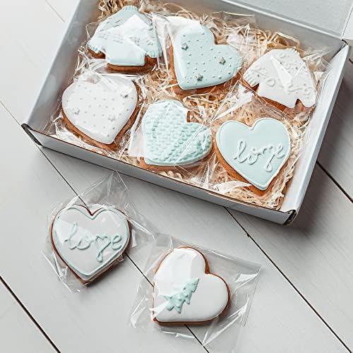 4x4 In Cookie Bags Clear Self Sealing Cellophane Treat Bags 200Pcs - Image 3