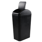 Plastic Waste Bin with Swing Lid, 14 Liter Garbage Can, 1 Pack, 5.2" x 8.2" x - Image 6