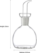 ELETON Cylindrical 16 oz Olive Oil Dispenser Bottle Glass - Image 2