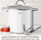 HOMICHEF 16 Quart LARGE Stock Pot - Image 2