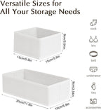 DIMJ Drawer Organizers Clothes, Fabric Closet Organizers and Storage, Shallow - Image 2