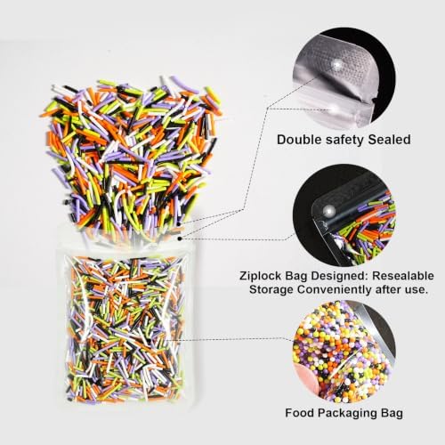 Halloween Sprinkles for Baking, Halloween Jimmies Nonpareils Confetti, 180g - Image 5