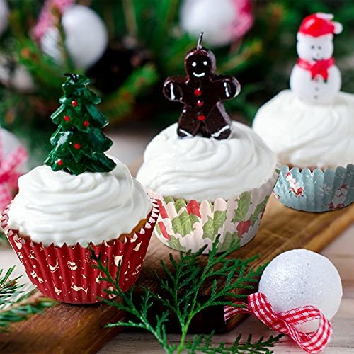 Chengu 600 Pcs Christmas Cupcake Liners, Xmas Baking Supplies - Image 4