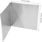 ABOOFAN Stainless Steel Oil-Proof Kitchen Shield 11.8 Inch Foldable Grease - Image 6