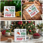 Funny Christmas Decor, Farmhouse Christmas Decorations - Image 3