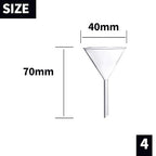 Glass Funnel Set, 50mm & 40mm Diameter - Image 5