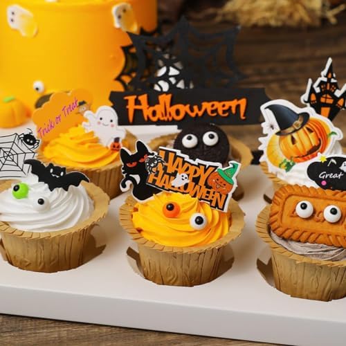 Candy Eyeballs Eyes Edible for Decorating Mix Color Dessert Sprinkles Cake Cupcakes Toppers Cookies Baking Halloween Christmas Easter Decoratings - Image 6