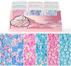 Pink and Blue Cake Sprinkles with Baby Feet, Gender Reveal Sprinkles, 180g by Unknown