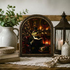Christmas Frog Arched Table Sign, Rustic Farmhouse Holiday Decor - Image 7