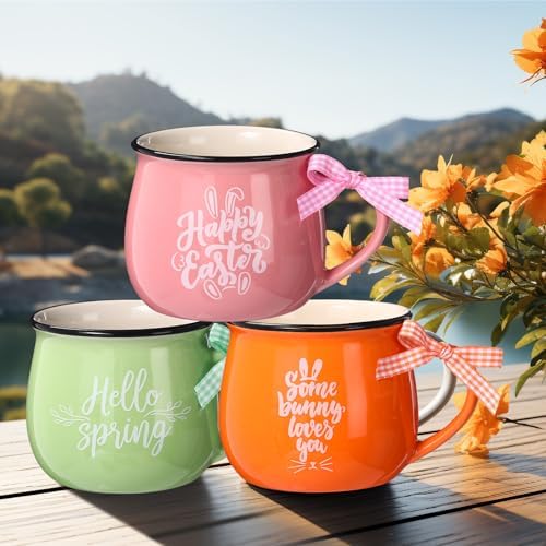 Sawysine 6 Set Christmas Coffee Mugs, Holiday Gift(Easter Style) - Image 6