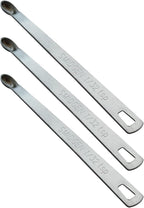 3PCS 1/32 Teaspoon Single Tiny Measuring Spoon, Small Individual Stainless by BERYLER