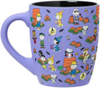 Silver Buffalo Peanuts Group Halloween Pumpkin Patch, Ceramic Mug, 25oz - Image 3