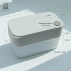 Ice Cube Tray Set with Lid & Bin, 2 Silicone Trays, Easy-Release, Leak-Proof - Image 8