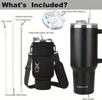40oz Stainless Steel Double Vacuum Tumbler - Image 9