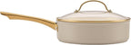 Farberware Forged Induction Ceramic Nonstick Cookware Set, Taupe Pots & Pans - Image 13