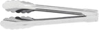 Vollrath 9-1/2" Heavy-Duty One-Piece Stainless Steel Tongs - Image 2