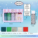 Confect Christmas Sprinkles | Red, White, Green, Holly Green & Grey Mix | Edible Holiday Sprinkles for Cakes, Cupcakes & Cookies | Festive Baking Decoration- 5 Oz - Image 5