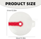 Hand Mixer Splatter Guard, Bowl Covers, Kitchen Anti Splash Screen, Silicone - Image 2