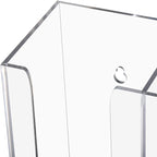 Acrylic Coffee Cup and Lid Storage Organizer, 3 Compartment Disposable Paper - Image 4
