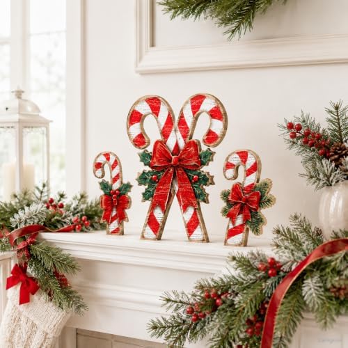 Christmas Decorations Indoor, 3pcs Christmas Candy Home Decor - Image 5