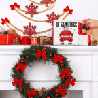 Funny Christmas Bathroom Decorations, Humor Santa Claus Wooden Sign Decor - Image 6