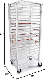 New Star Foodservice 36565 Commercial-Grade Sheet Pan/Bun Pan Rack Cover - Image 6