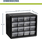 Akro-Mils 16-Drawer Plastic Drawer Storage Cabinet - Image 2