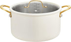 BEZIA 8 Quart Stainless Steel Stock Pot, Casserole by BEZIA