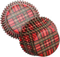Chef Craft Paper Patterned Cupcake Liners, 50 Count, Green/Red by ChefCraft