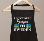 I Don't Need Recipes Novelty Chef Kitchen BBQ Apron Barber Chef Bib BBQ Kitchen - Image 2