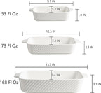 Sweejar Ceramic Baking Dish Set, Cake Baking Dish - Image 3