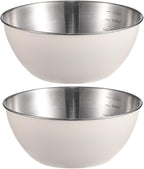 Stainless Steel Salad Bowls Set of 2 Mixing Bowl by AIYoo