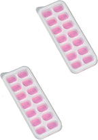Ice Cube Tray with Lid, Easy-Release, Ice Cube Tray, Spill-Resistant, by Unknown