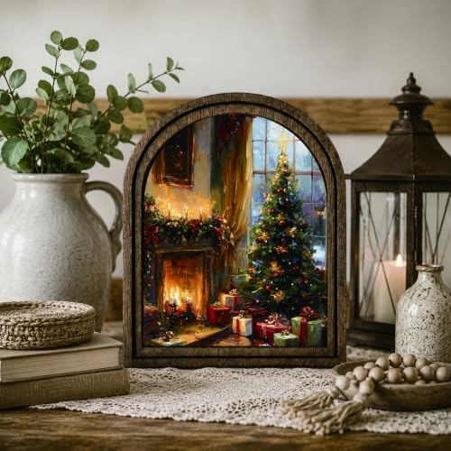 Christmas Arched Table Sign, Rustic Farmhouse Holiday Decor - Image 7