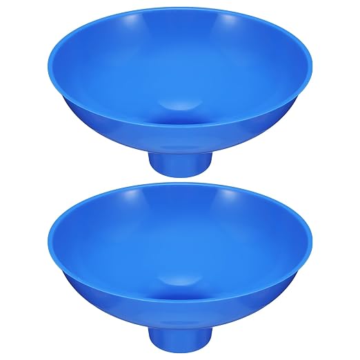 Vesici 2 Pack Extra Large Wide Mouth Funnel 2.5" x 10" Multi Purpose Filling by Vesici